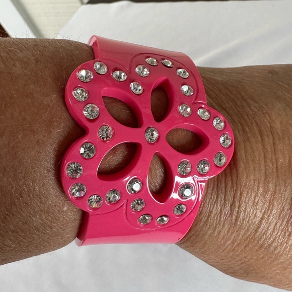 Two pink bracelets with rhinestones and charms - Picture 4 of 4